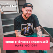 HitMixin Kesäpiknik - Jussi Ridanpää 6.7.2021 : Exien nimet ja tatuoidut kihlasormukset