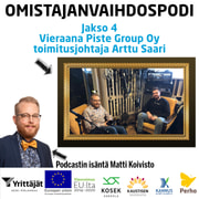 Jakso 4. vieraana Piste Group Oy toimitusjohtaja Arttu Saari