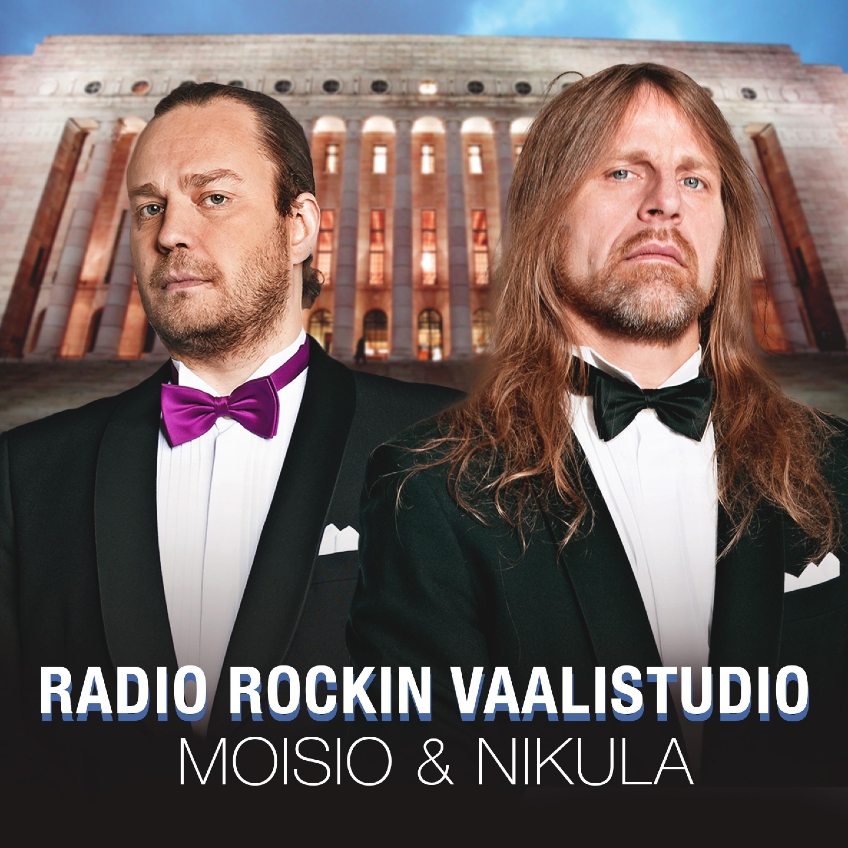Radio Rockin  vaalistudio - Hjallis Harkimo