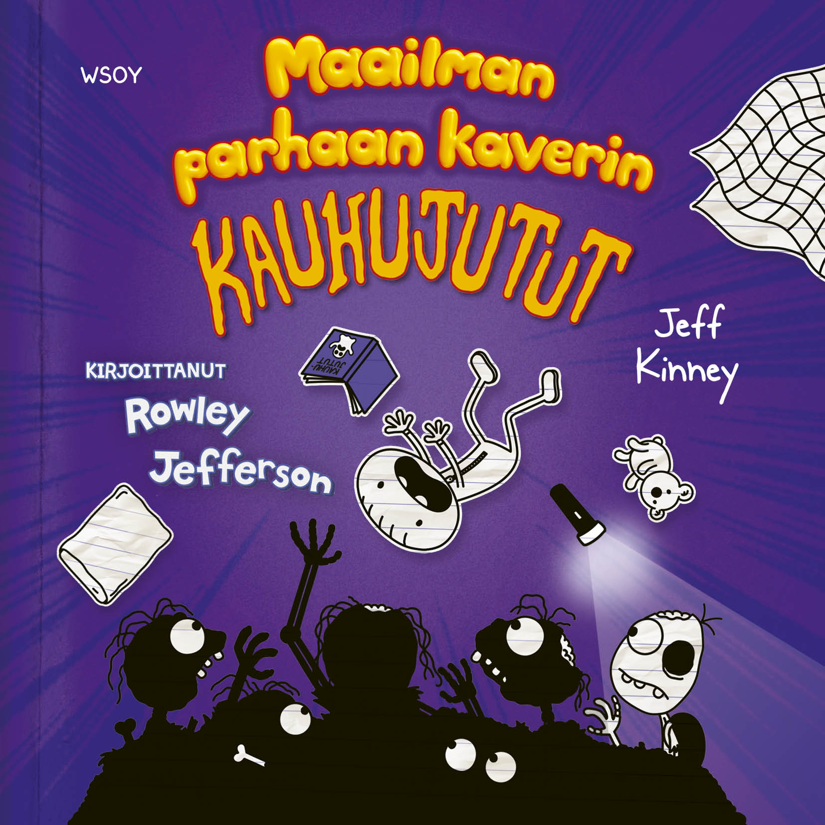 Jeff Kinney - Maailman parhaan kaverin kauhujutut. Kirjoittanut Rowley Jefferson