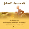 Jiddu Krishnamurti - What Is Wisdom Which Is Not A Movement Of Thought? - Brockwood Park and Gstaad 1975