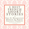 Balzac, Maupassant & Flaubert: 3 Best French Short Stories - äänikirja