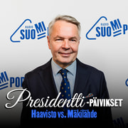 Presidentti-Päiviksissä Haavisto vs. Mäkilähde