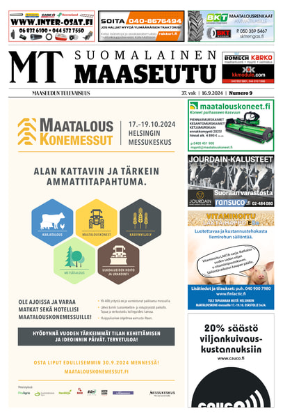 Kansikuva näköislehdelle Suomalainen Maaseutu