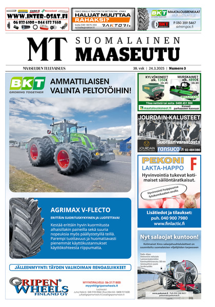 Kansikuva näköislehdelle Suomalainen Maaseutu