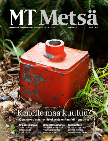Kansikuva näköislehdelle MT Metsä
