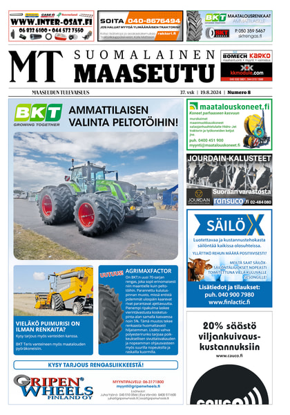 Kansikuva näköislehdelle Suomalainen Maaseutu