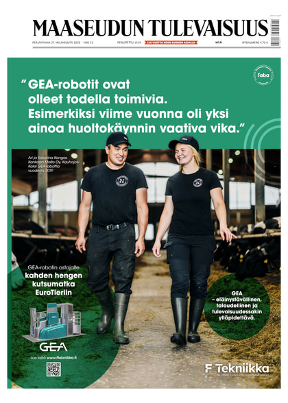 Kansikuva näköislehdelle Maaseudun Tulevaisuus