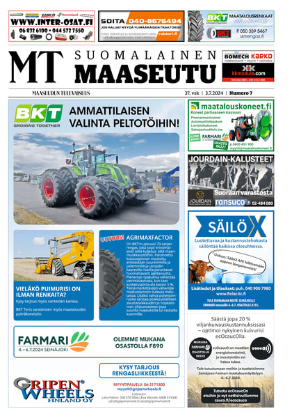 Kansikuva näköislehdelle Suomalainen Maaseutu