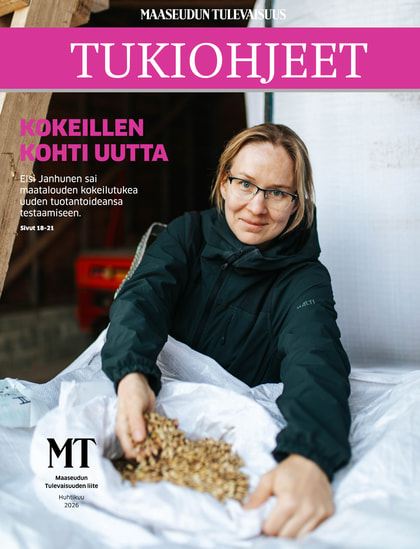 Kansikuva näköislehdelle Maaseudun Tulevaisuuden liitteet