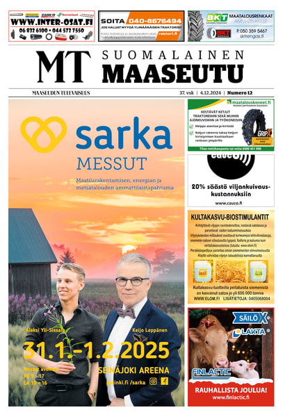 Kansikuva näköislehdelle Suomalainen Maaseutu