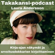 Laura Andersson - Kirja-ajan näkymät ja arvoitusdekkarien kirjoittaminen